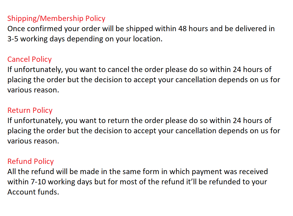 Policy